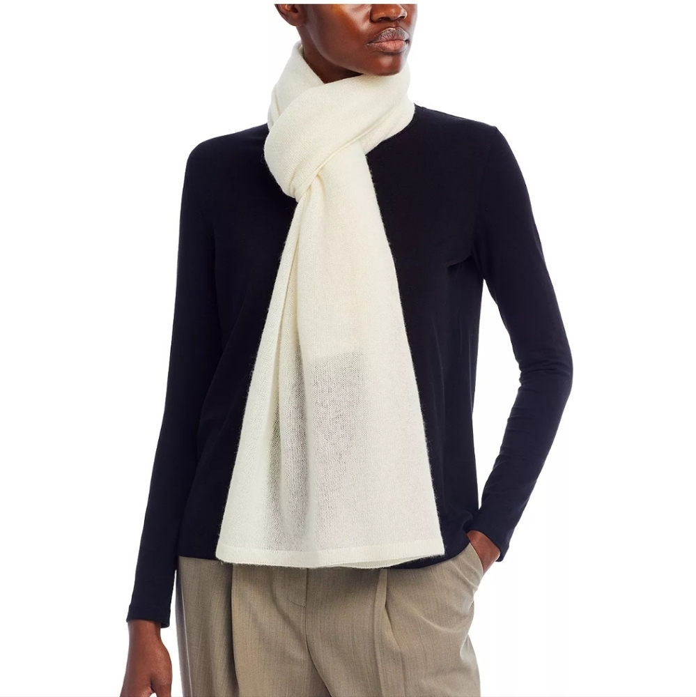 Oversized Knit Scarf- C by Bloomingdale's 100% Cashmere